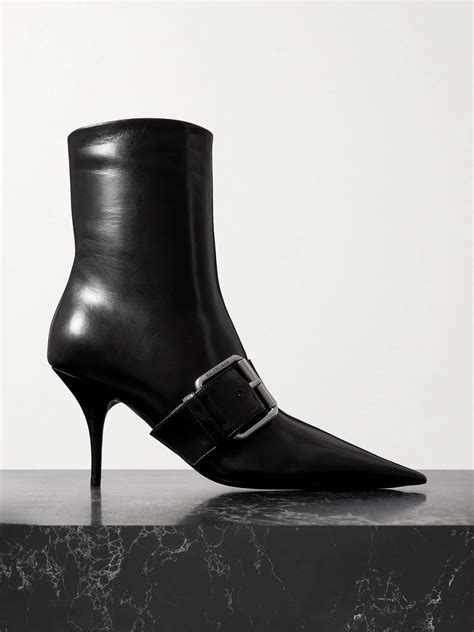 balenciaga knife buckled boots